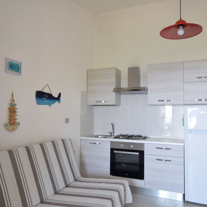 Agrustos Apartment In Budoni With Sea View: Autumn, Kitchen, Spring, Summer