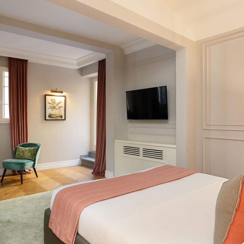 Pazzi Penthouse Luxury Apartment In Florence By Palazzo Pazzi Vitali: Jesen, Ljeto, Proljeće, Spavaća soba