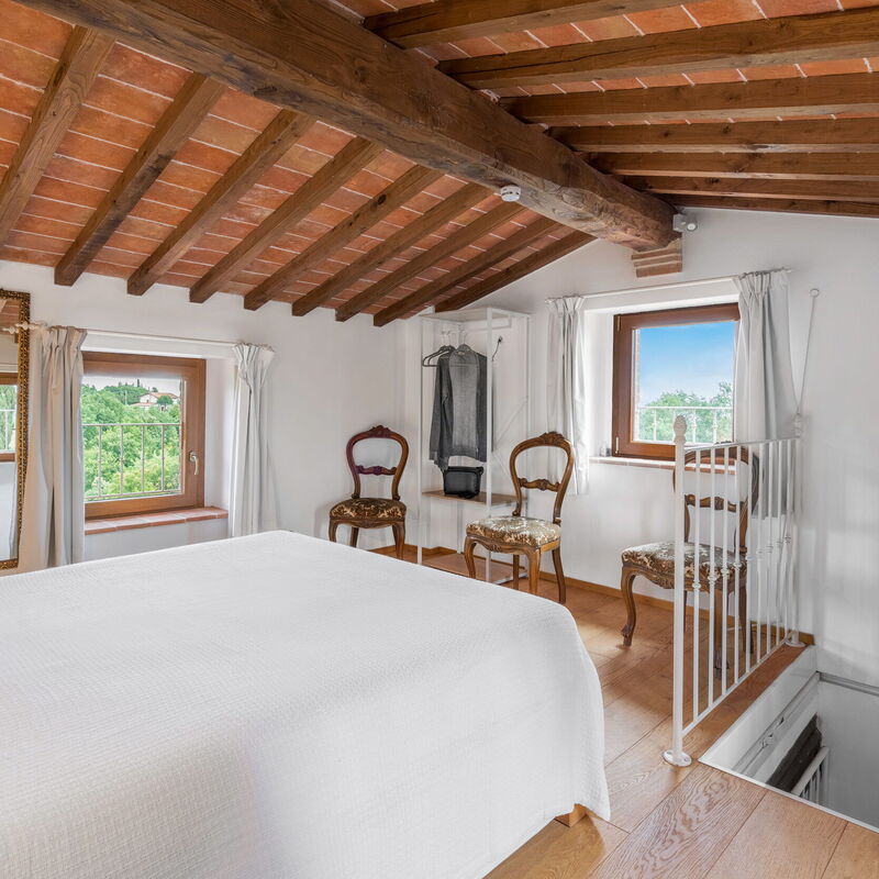 Vineyard’s Cottage With Pool, Ac, Wifi - Siena: Autumn, Bedroom, Spring, Summer