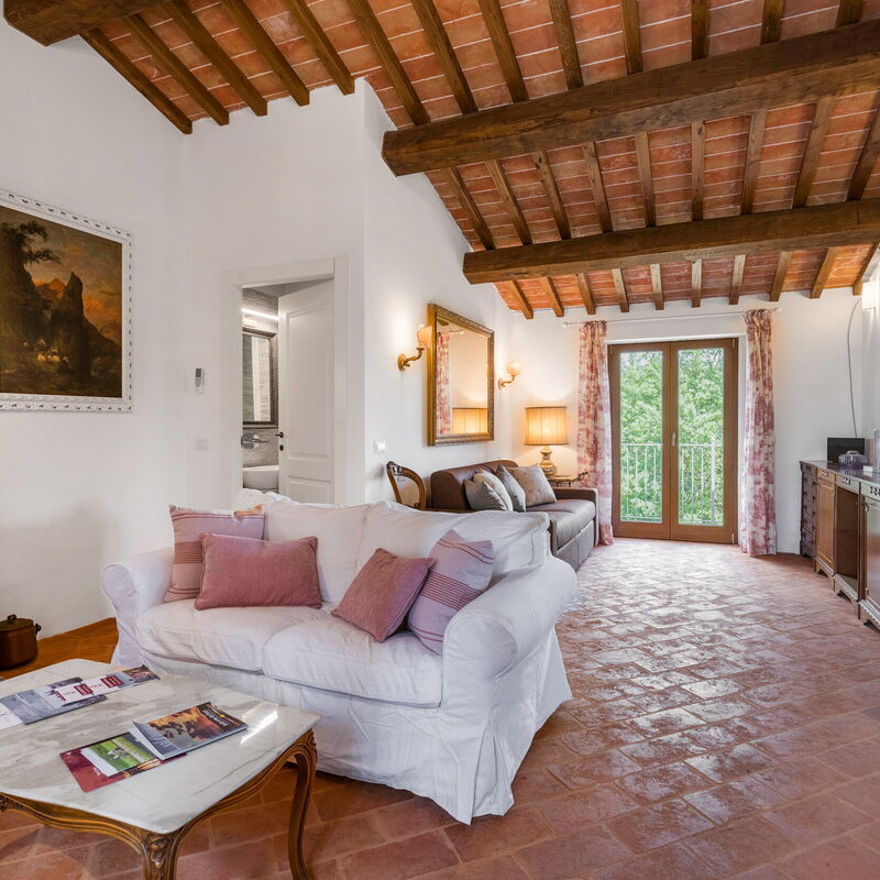 Vineyard’s Cottage With Pool, Ac, Wifi - Siena: Autumn, Living Room, Spring, Summer