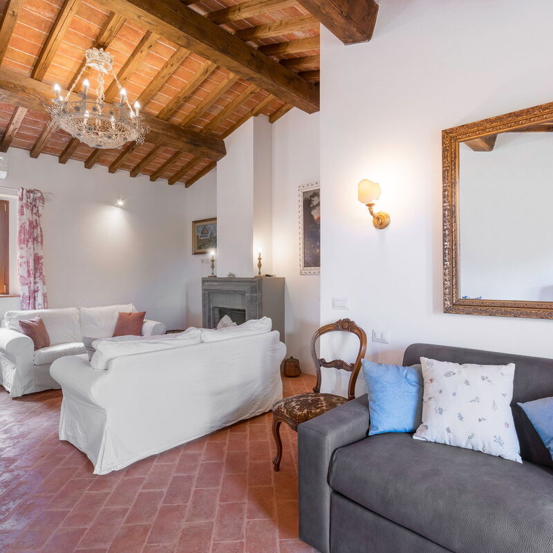 Vineyard’s Cottage With Pool, Ac, Wifi - Siena: Autumn, Living Room, Spring, Summer