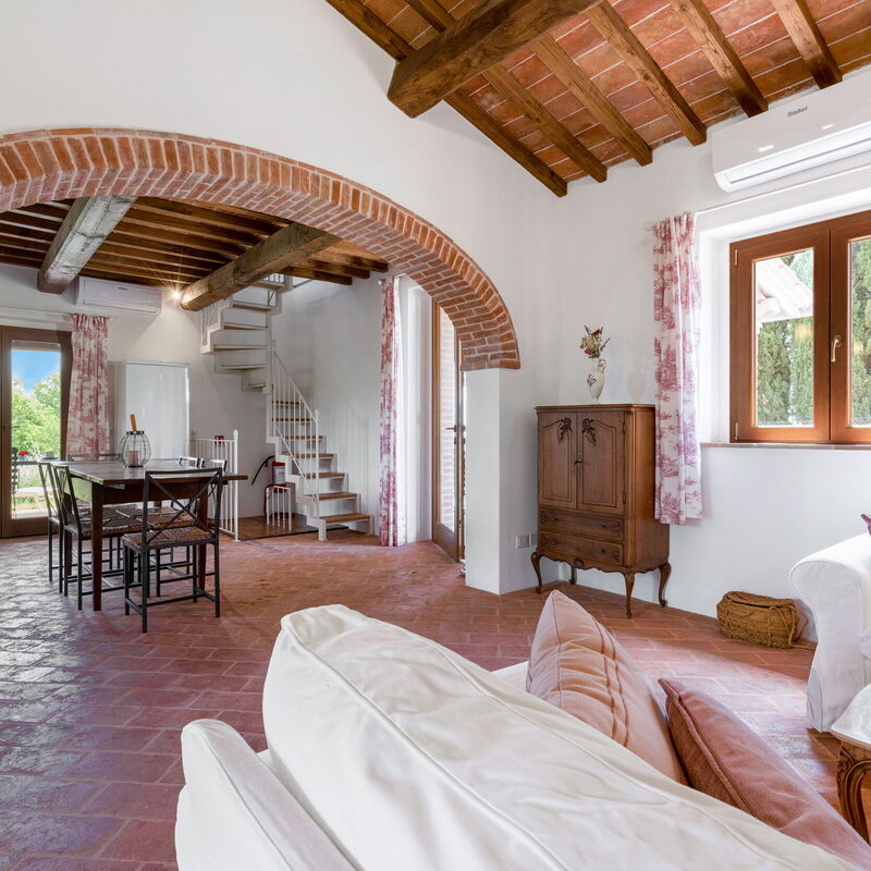 Vineyard’s Cottage With Pool, Ac, Wifi - Siena: Autumn, Living Room, Spring, Summer