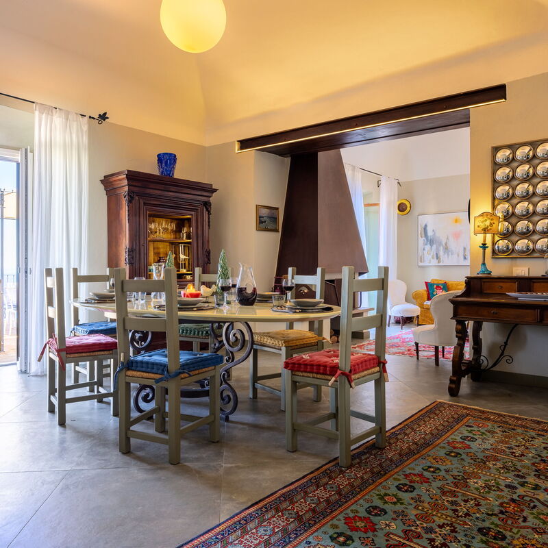 Sunset Sea View, Baratti, Populonia, Wifi, Ac: Autumn, Dining Room, Spring, Summer