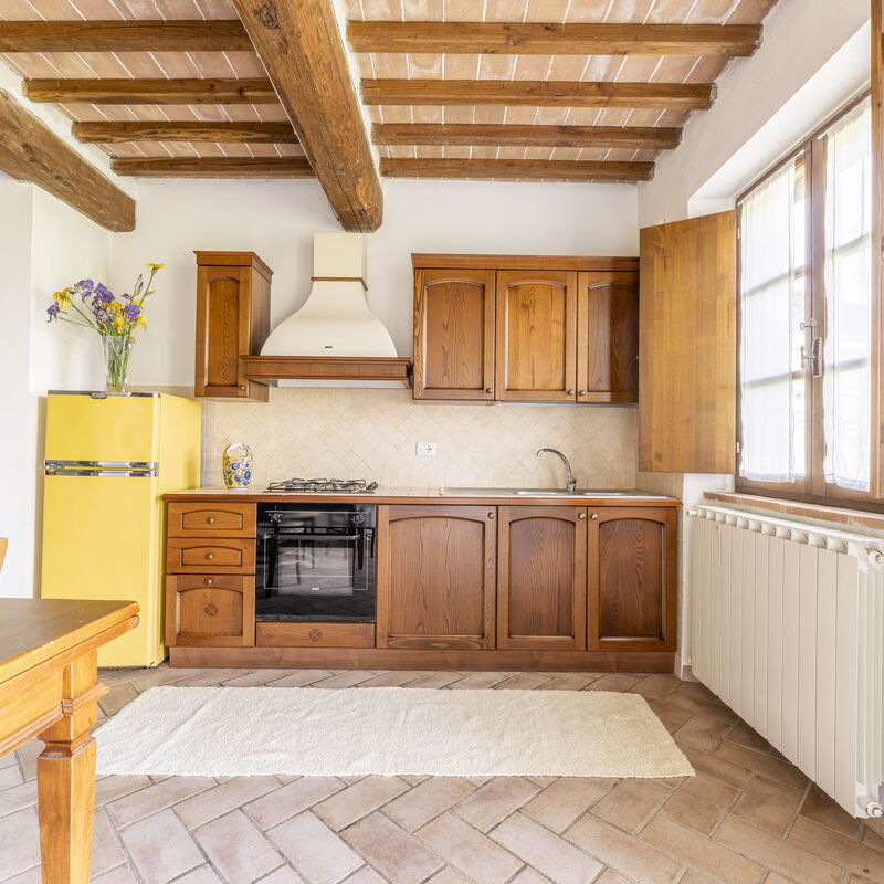 Apartment Marcigliana Front Pool Wi-fi Radicondoli: Frühling, Herbst, Küche, Sommer