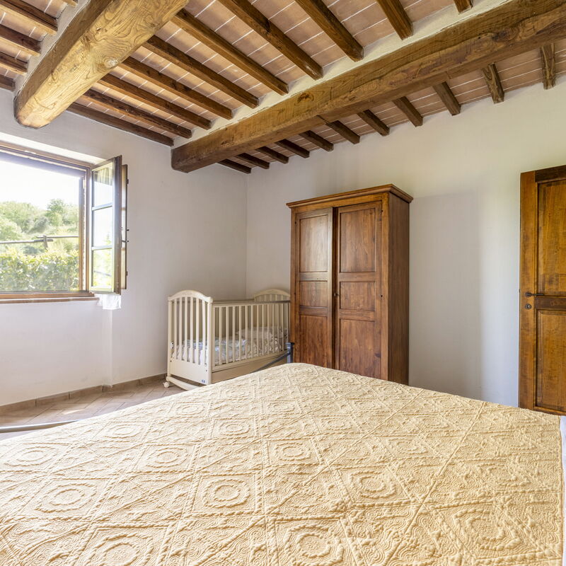 Apartment Marcigliana Front Pool Wi-fi Radicondoli: Frühling, Herbst, Schlafzimmer, Sommer