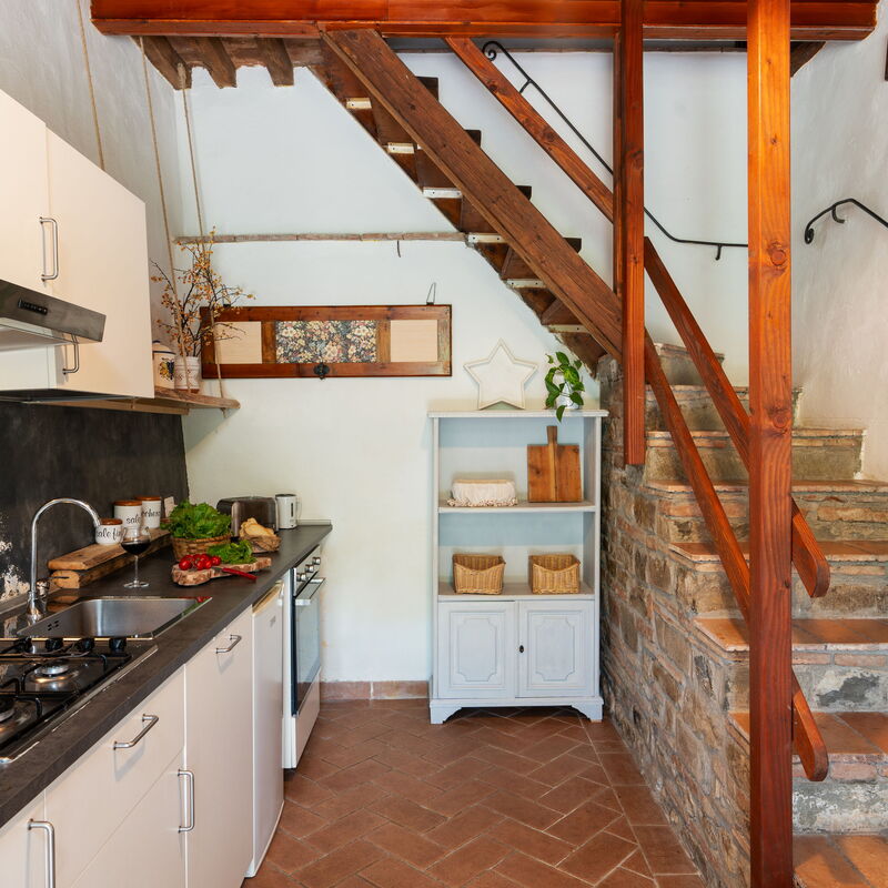 La Casa Del Tiglio: Common Room, Dining Room, Food, Kitchen