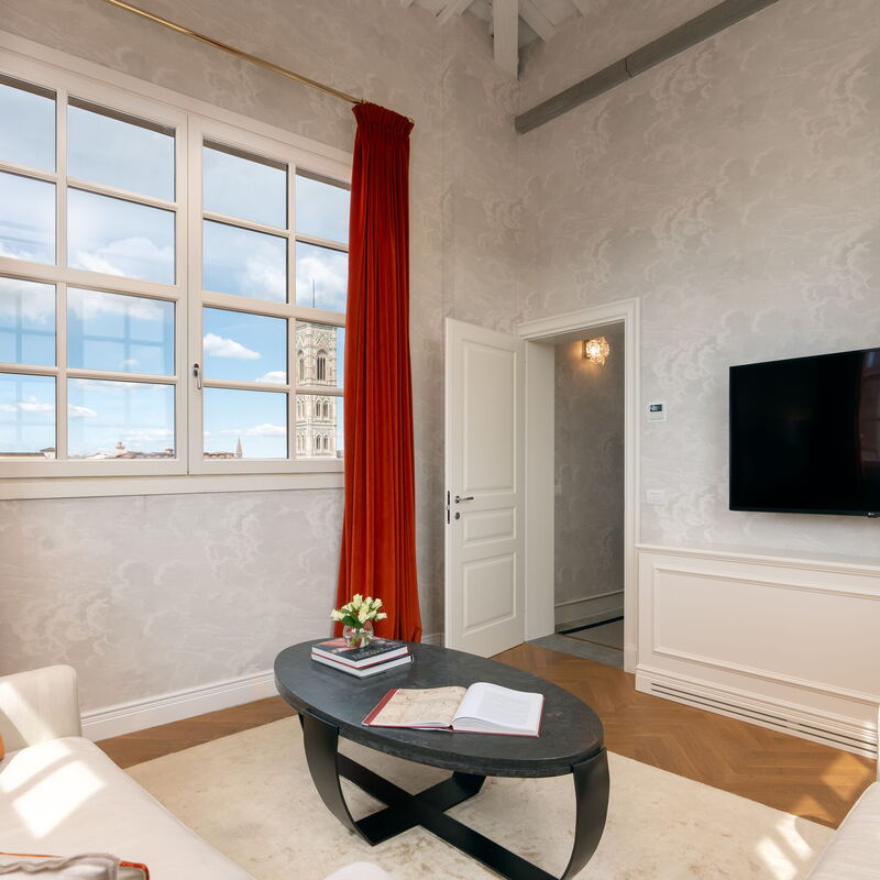 Torretta Penthouse Luxury Apartment in Florence by Palazzo Pazzi Vitali: Autumn, Living Room, Spring, Summer, Winter