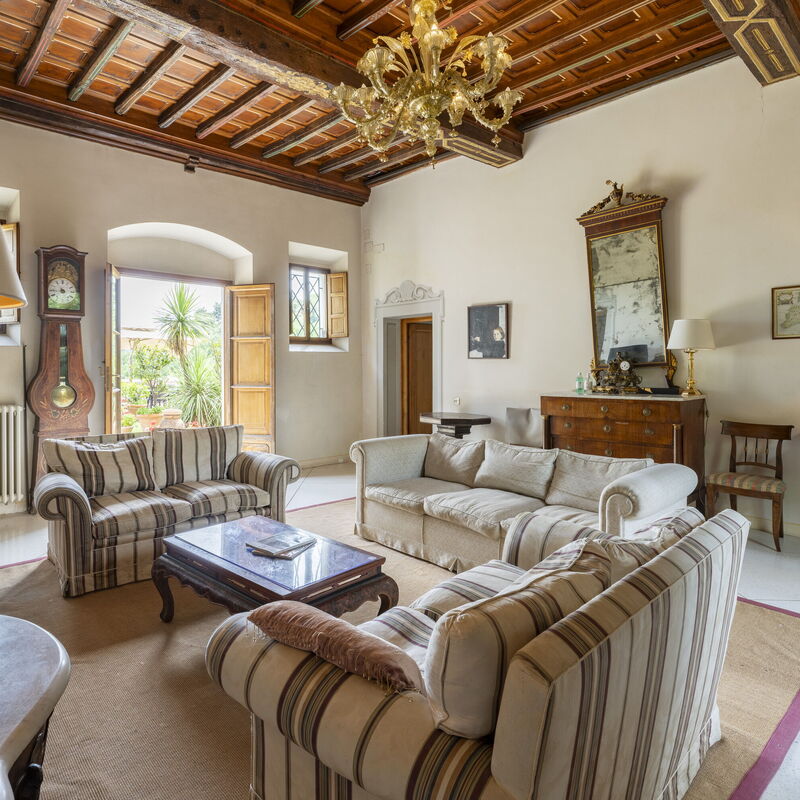 Villa Montegattoli, Pool, Landscape, Wifi, Ac: Autumn, Living Room, Spring, Summer