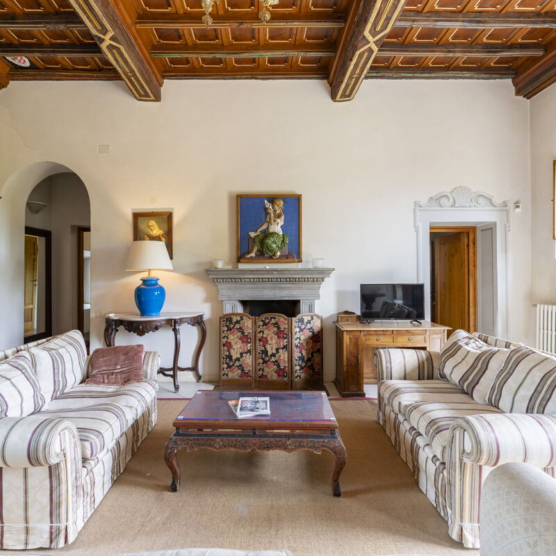 Villa Montegattoli, Pool, Landscape, Wifi, Ac: Autumn, Living Room, Spring, Summer