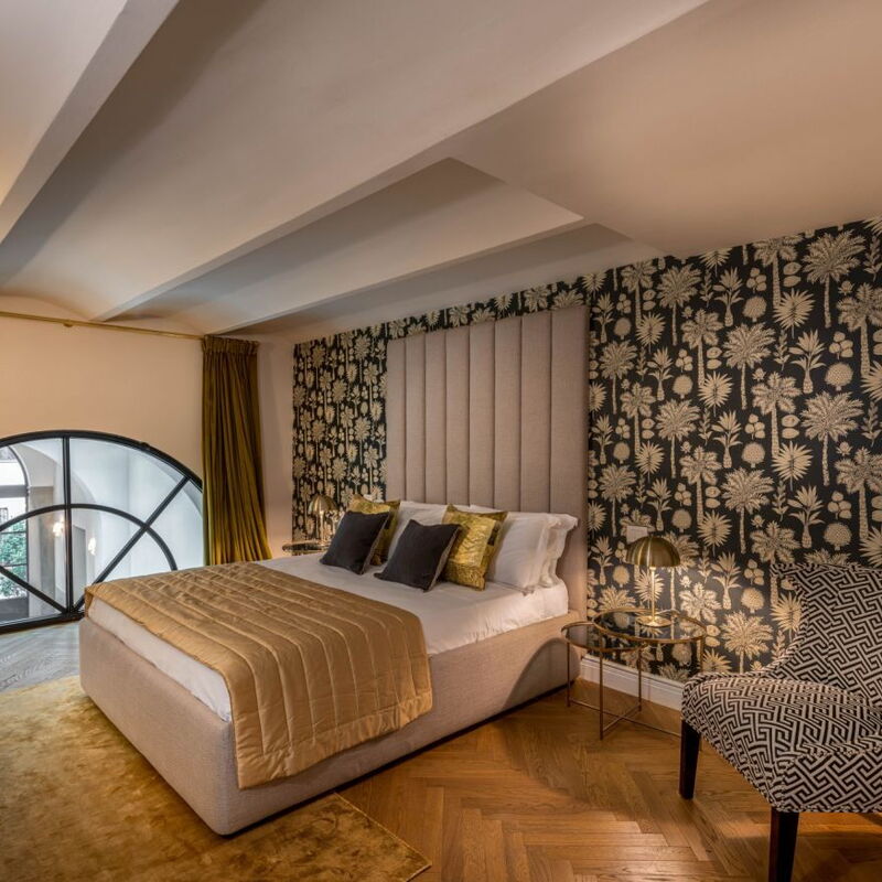 Duomo Penthouse Luxury Apartment In Florence By Palazzo Pazzi Vitali: Spavaća soba