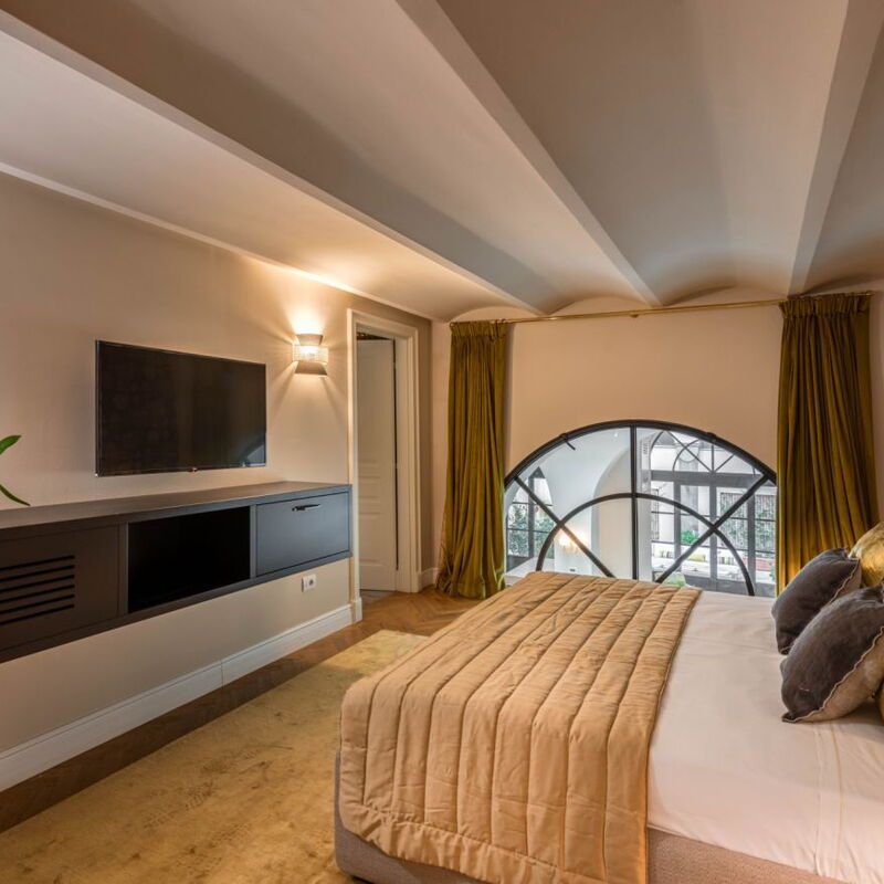 Duomo Penthouse Luxury Apartment In Florence By Palazzo Pazzi Vitali: Spavaća soba