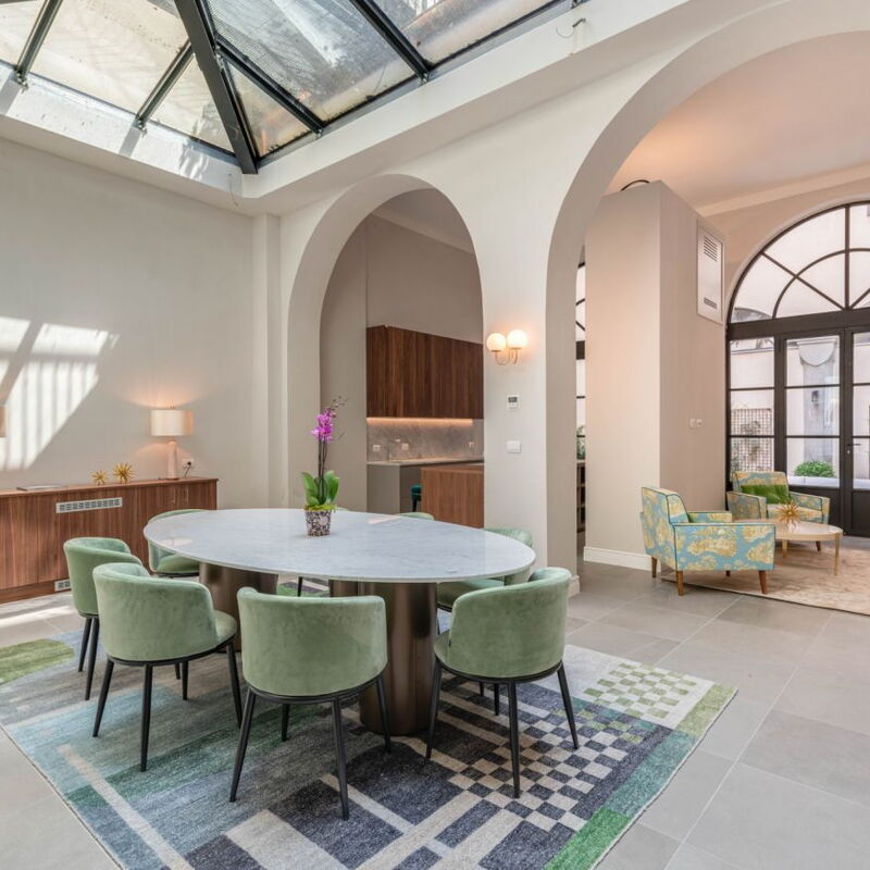 Duomo Penthouse Luxury Apartment In Florence By Palazzo Pazzi Vitali: Blagovaonica, Dnevna soba, Jesen, Ljeto, Proljeće, Zima