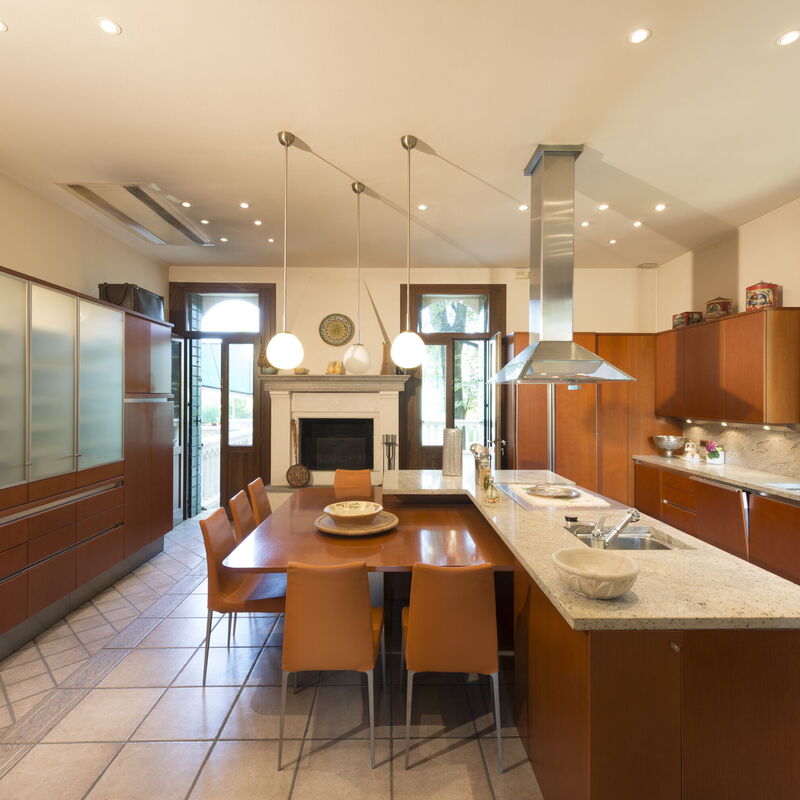 Villa Paola In Padova With Ac: Autumn, Kitchen, Spring, Summer