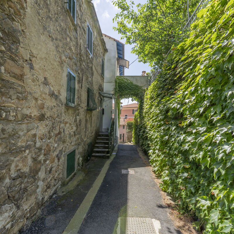Emma House, Terrace and Sea View, Moneglia: Autumn, Building Exterior, Spring, Winter