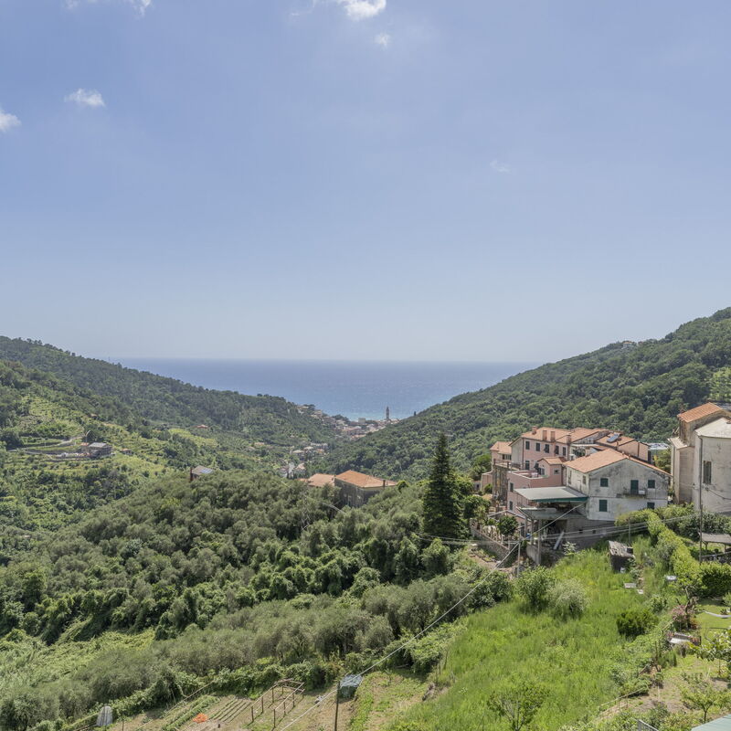 Emma House, Terrace and Sea View, Moneglia: Autumn, Building Exterior, Spring, Winter