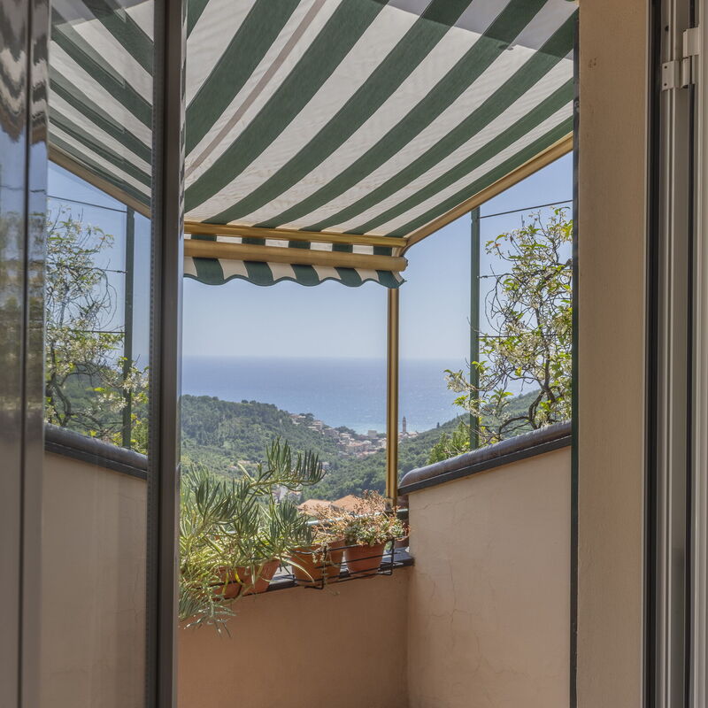 Emma House, Terrace and Sea View, Moneglia: Autumn, Balcony / Terrace / Patio, Spring, Winter