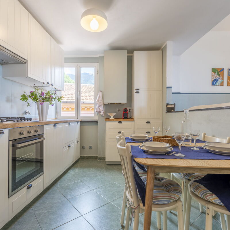 Emma House, Terrace and Sea View, Moneglia: Autumn, Dining Room, Kitchen, Spring, Summer