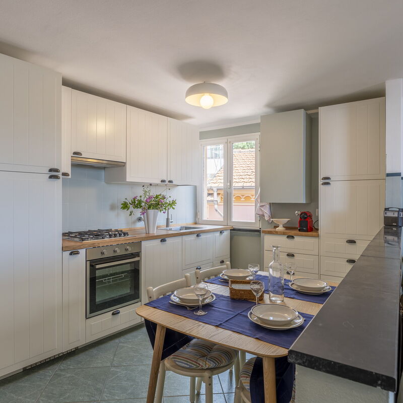 Emma House, Terrace and Sea View, Moneglia: Autumn, Dining Room, Kitchen, Spring, Summer