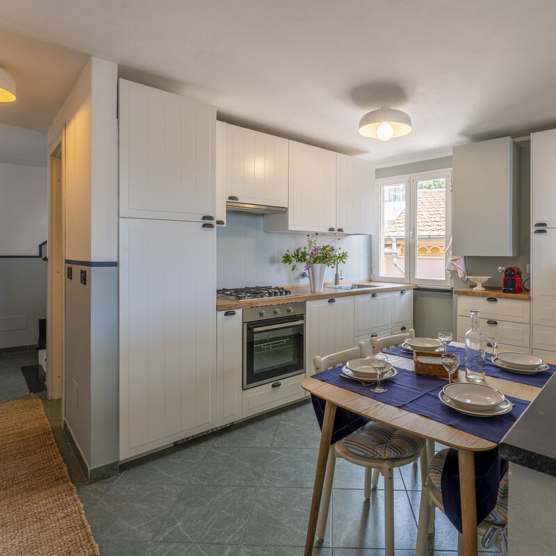 Emma House, Terrace and Sea View, Moneglia: Autumn, Dining Room, Kitchen, Spring, Summer