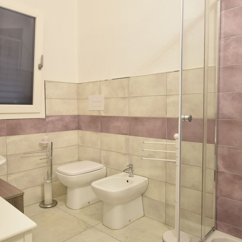 Villa Del Sole In Budoni Sea View: Autumn, Bathroom, Spring, Summer