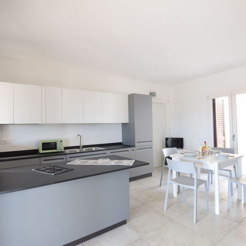 Villa Del Sole In Budoni Sea View: Autumn, Kitchen, Living Room, Spring, Summer