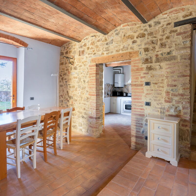 Le Fonti Apartments With Ac Near Siena: Autumn, Dining Room, Spring, Summer