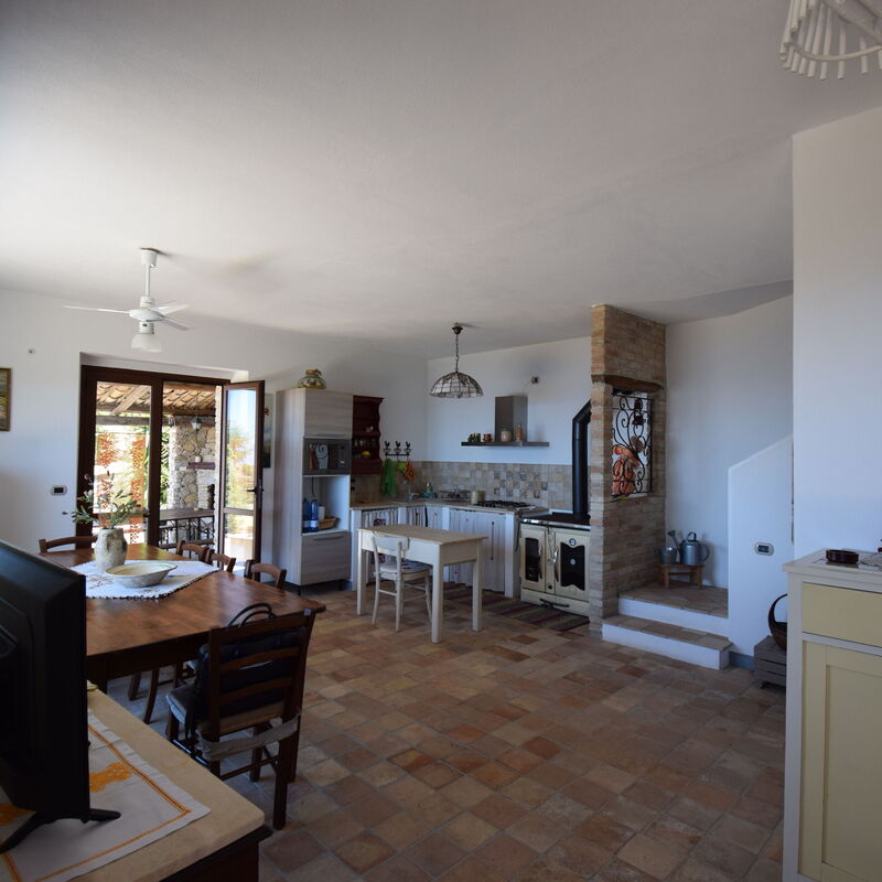 Villa Roccella Ionica, Sea View, a c: Autumn, Kitchen, Living Room, Spring, Summer