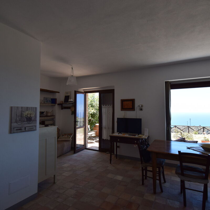 Villa Roccella Ionica, Sea View, a c: Autumn, Kitchen, Living Room, Spring, Summer