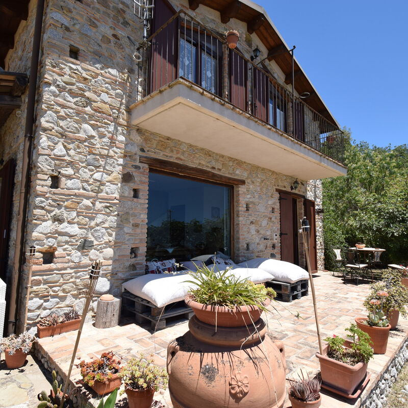 Villa Roccella Ionica, Sea View, a c: Autumn, Building Exterior, Garden, Spring, Summer