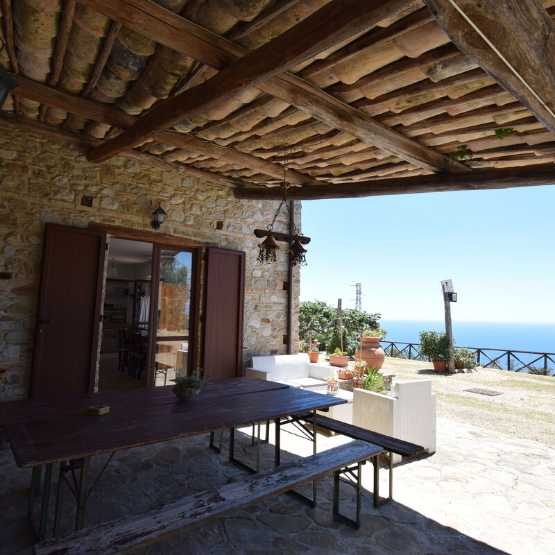 Villa Roccella Ionica, Sea View, a c: Autumn, Building Exterior, Garden, Spring, Summer