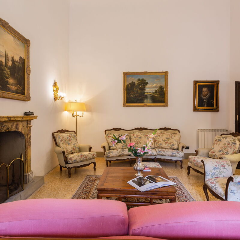 Villa Maltempo: Salon