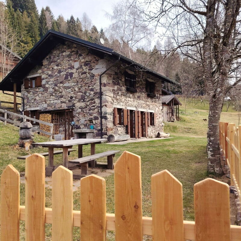 Baita a Pieve Tesino Mountain And Lake: Jesen, Ljeto, Proljeće, Vrt