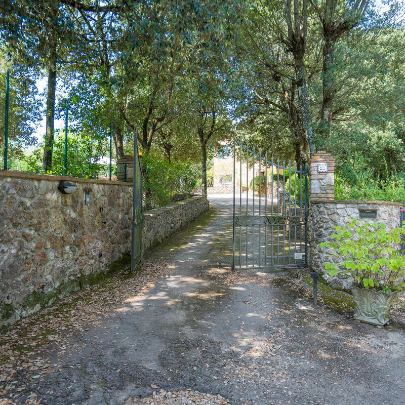 Santa Colomba House, Siena, Nature And Pool: Autumn, Main Entrance, Spring, Summer