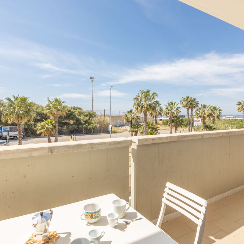 Apartment Balcony Sea View - Gallipoli: Autumn, Balcony / Terrace / Patio, Spring, Summer