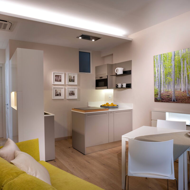 Tosca With Beach & Breakfast Included: Autumn, Kitchen, Living Room, Spring, Summer, Winter