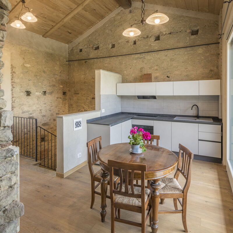 Arpusè - Cà Renato with Pool and Terrace: Autumn, Kitchen, Spring, Summer