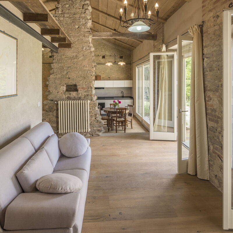 Arpusè - Cà Renato with Pool and Terrace: Autumn, Living Room, Spring, Summer