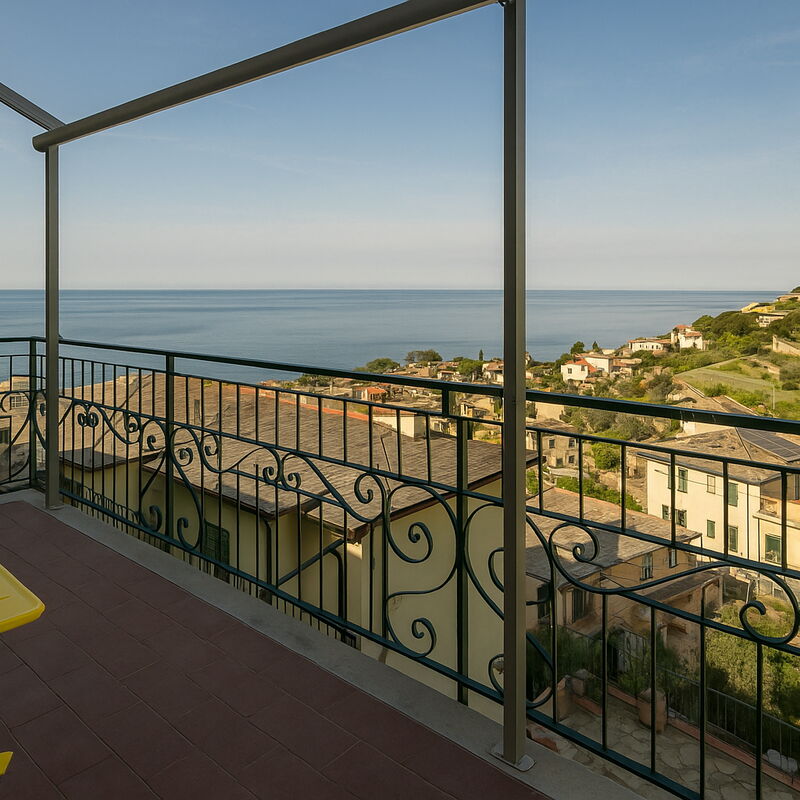 Pieve Ligure Seaside View, Wifi: Autumn, Balcony / Terrace / Patio, Scenic View, Spring, Summer