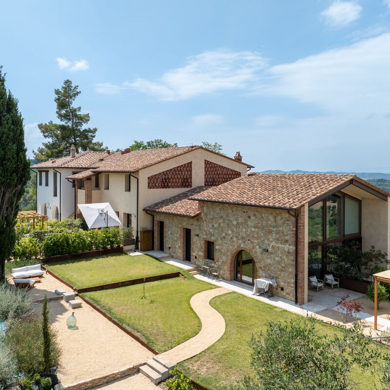 Melaiolo Modern Apartment With Pool, Montaione, Toscana: Autumn, Main Entrance, Spring, Summer