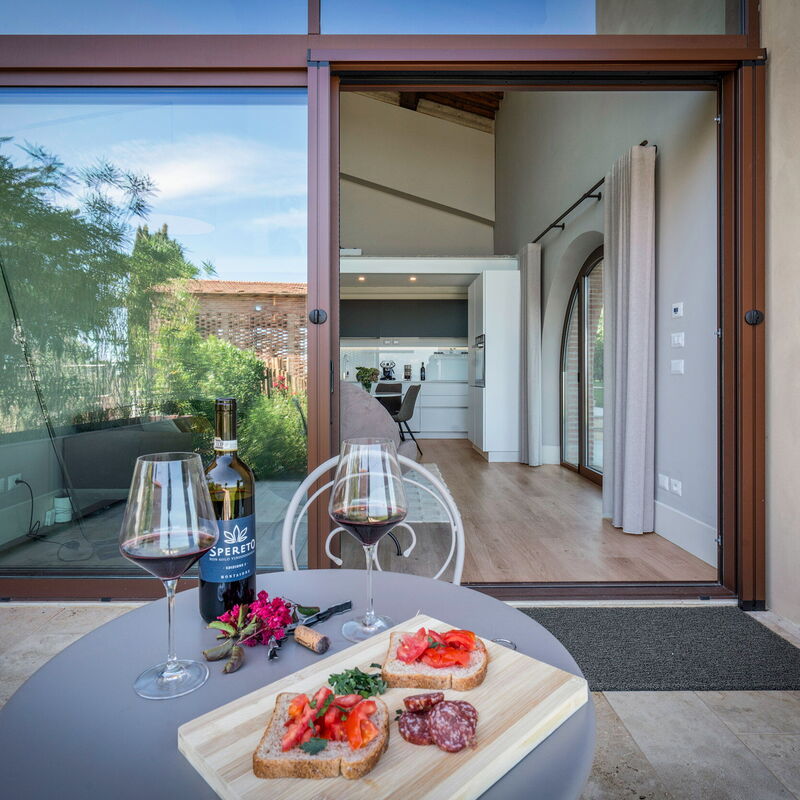 Melaiolo Modern Apartment With Pool, Montaione, Toscana: Autumn, Garden, Spring, Summer