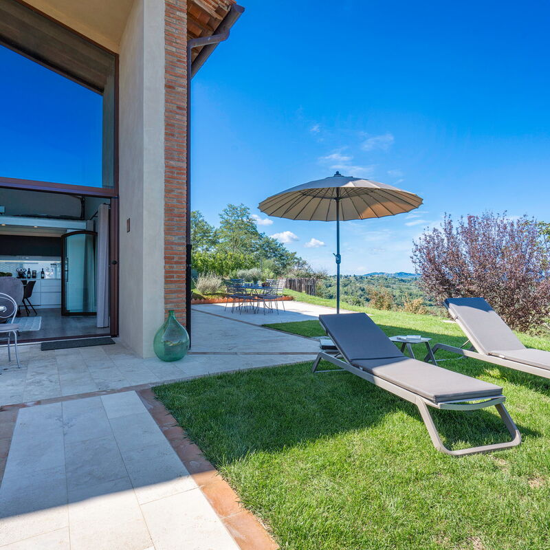 Melaiolo Modern Apartment With Pool, Montaione, Toscana: Autumn, Garden, Spring, Summer