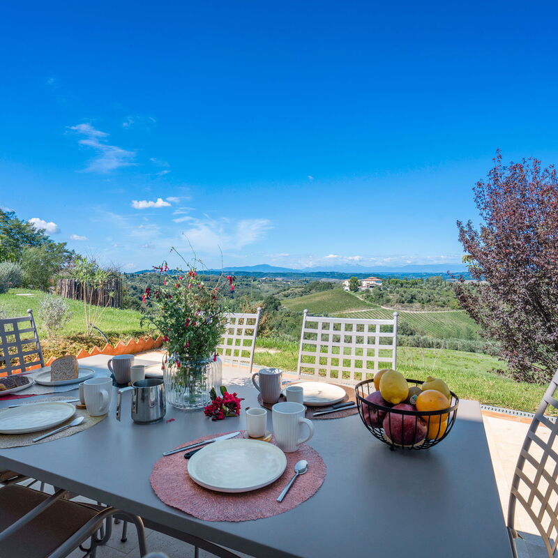 Melaiolo Modern Apartment With Pool, Montaione, Toscana: Autumn, Garden, Spring, Summer