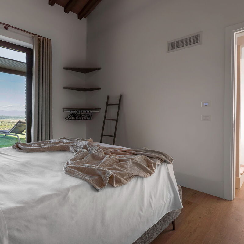 Melaiolo Modern Apartment With Pool, Montaione, Toscana: Autumn, Bedroom, Spring, Summer