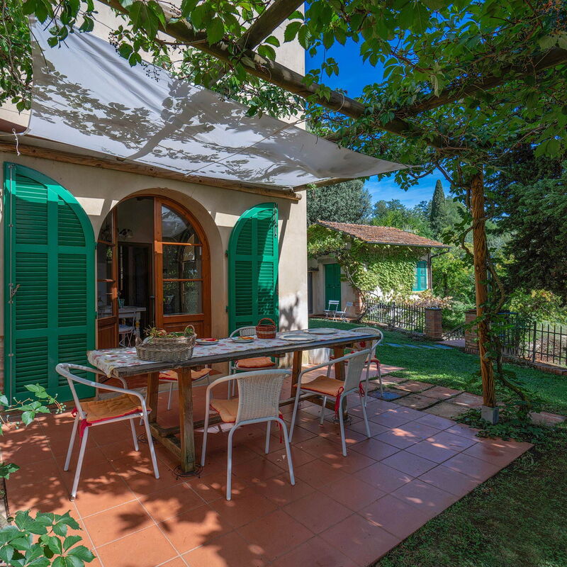 La Tesa Country House With Pool S. Gimignano: Autumn, Balcony / Terrace / Patio, Spring, Summer