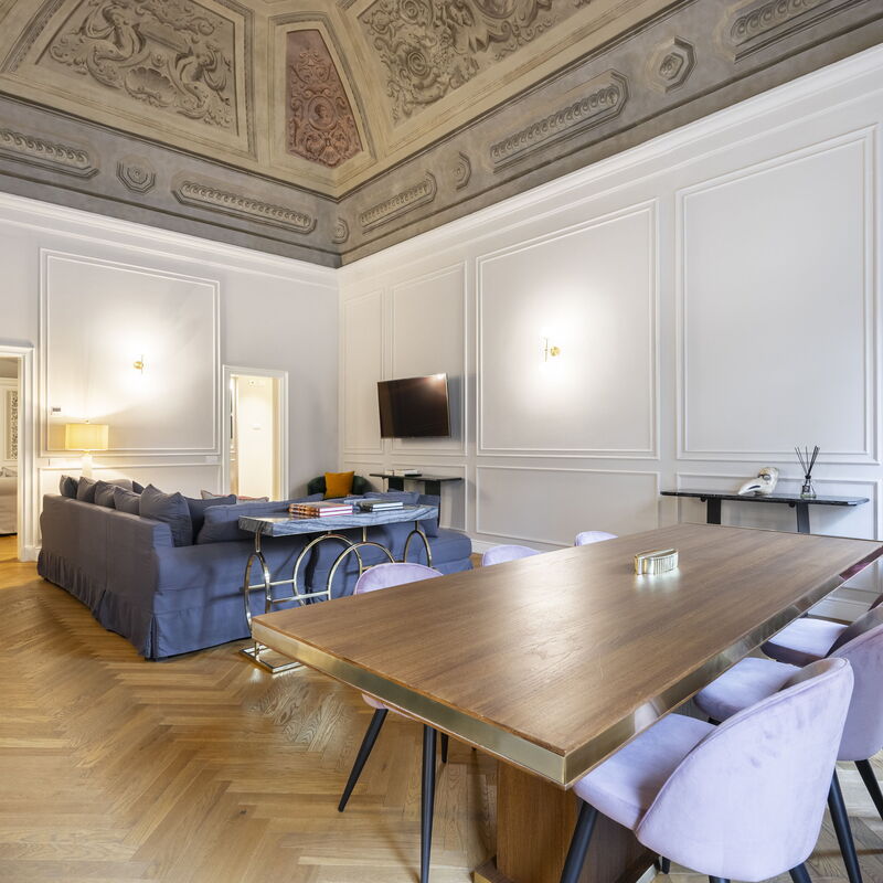 Albizi Penthouse Luxury Apartment In Florence By Palazzo Pazzi Vitali: Dnevna soba, Jesen, Ljeto, Proljeće, Zima