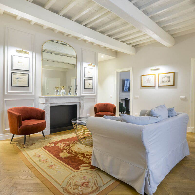 Albizi Penthouse Luxury Apartment In Florence By Palazzo Pazzi Vitali: Dnevna soba, Jesen, Ljeto, Proljeće, Zima