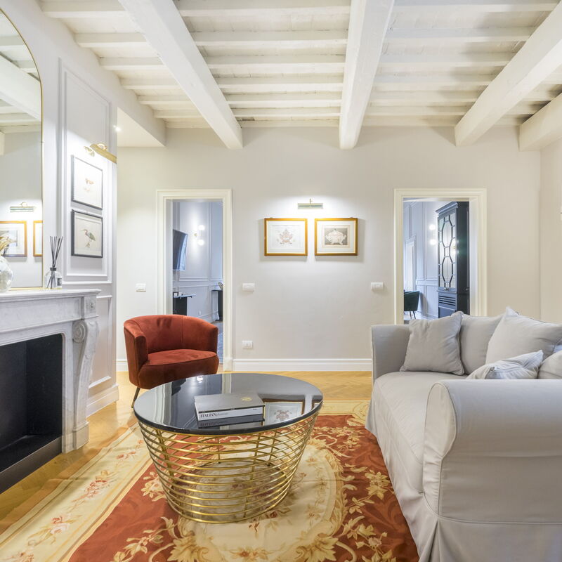 Albizi Penthouse Luxury Apartment In Florence By Palazzo Pazzi Vitali: Dnevna soba, Jesen, Ljeto, Proljeće, Zima