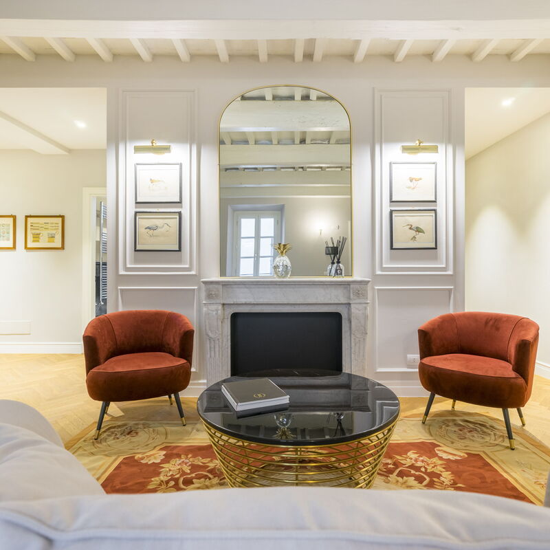 Albizi Penthouse Luxury Apartment In Florence By Palazzo Pazzi Vitali: Dnevna soba, Jesen, Ljeto, Proljeće, Zima