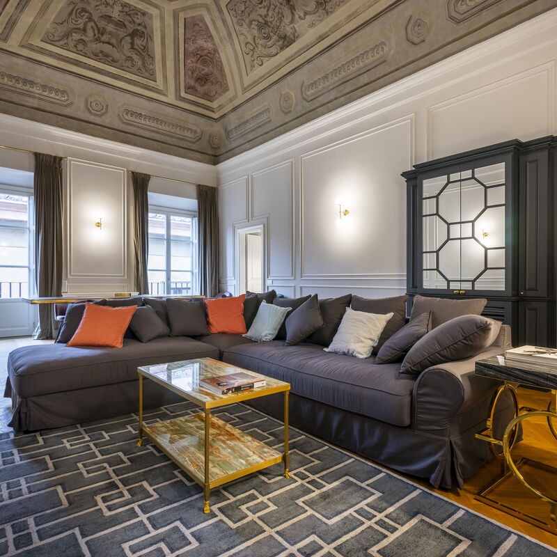 Albizi Penthouse Luxury Apartment In Florence By Palazzo Pazzi Vitali: Dnevna soba, Jesen, Ljeto, Proljeće, Zima