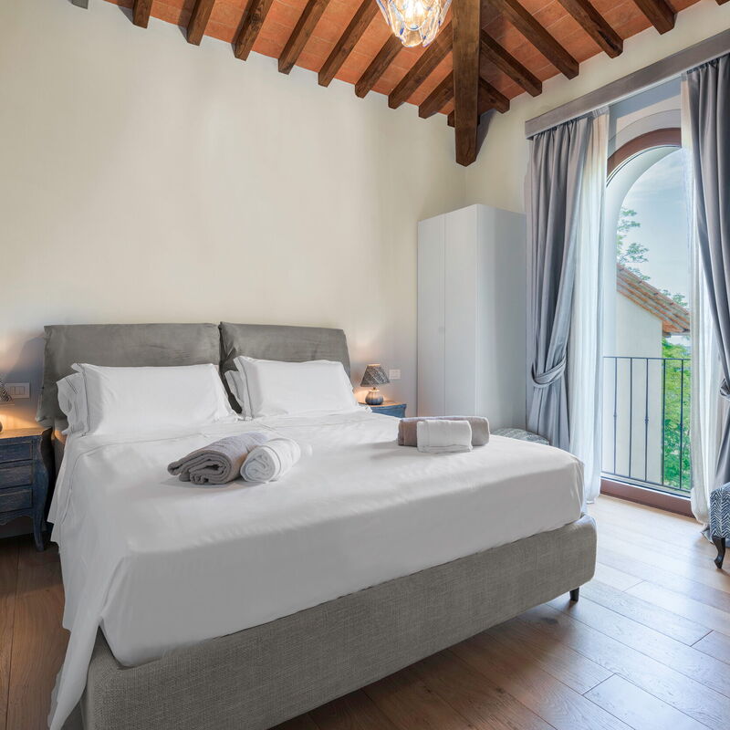 Ciliegino Spereto Apartment, Pool And Relax , Montaione: Autumn, Bedroom, Spring, Summer